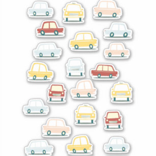 Vintages Retro-Motorfahrzeug Aufkleber