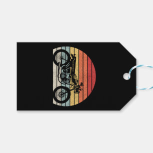 Vintages Retro-Motorrad Geschenkanhänger