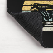 Vintages Retro-Motorrad Mousepad (Ecke)