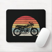 Vintages Retro-Motorrad Mousepad (Mit Mouse)