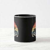 Vintages Retro-Motorrad Tasse (Zentrum)