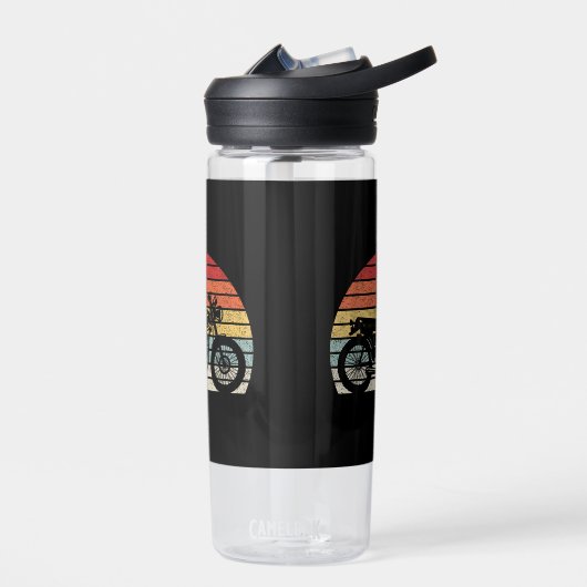 Vintages Retro-Motorrad Trinkflasche (Links)