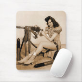 Vintages Retro Mousepad (Mit Mouse)