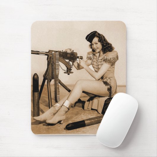 Vintages Retro Mousepad (Mit Mouse)