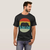 Vintages Retro-Nashorn T-Shirt (Vorne ganz)