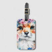 Vintages Retro-niedliches Design für Kinder Gepäckanhänger (Vorderseite Vertikal)