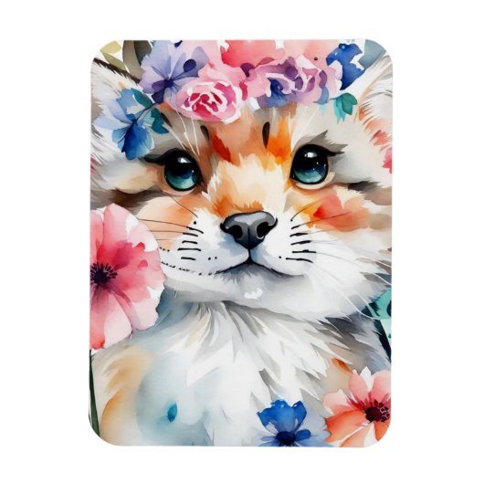 Vintages Retro-niedliches Design für Kinder Magnet (Vertikal)