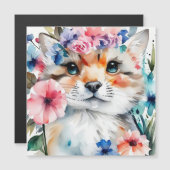 Vintages Retro-niedliches Design für Kinder Magnetkarte (Vorne/Hinten)