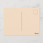 Vintages Retro-niedliches Design für Kinder Postkarte (Rückseite)