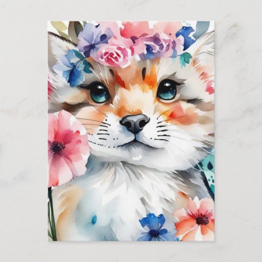 Vintages Retro-niedliches Design für Kinder Postkarte (Vorderseite)