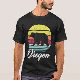 Vintages Retro OR Oregon Wildlife Bär Abenteuer T-Shirt