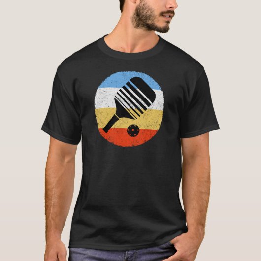 Vintages Retro Pickleball T-Shirt (Vorderseite)