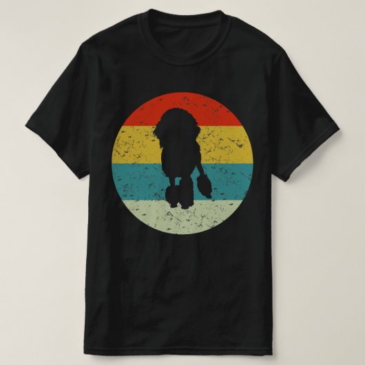 Vintages Retro-Poddle T-Shirt (Design vorne)