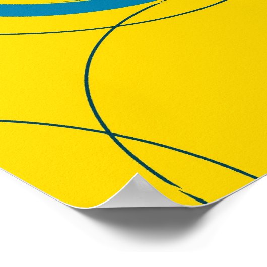 Vintages Retro Pop Art Poster (Ecke)