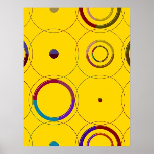 Vintages Retro Pop Art Poster (Vorne)