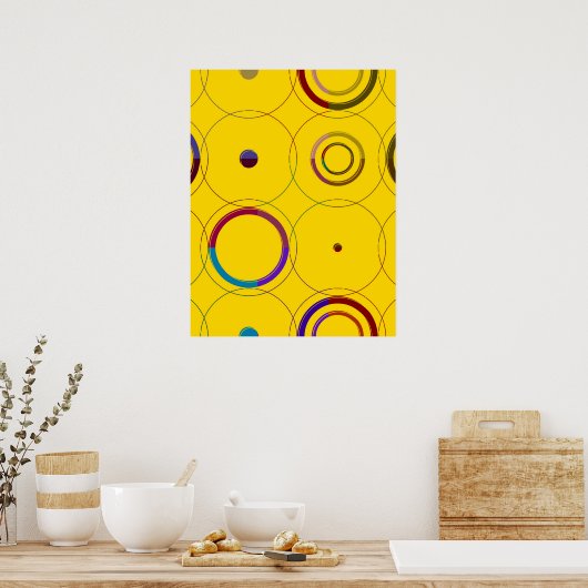 Vintages Retro Pop Art Poster (Küche)