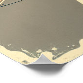 Vintages Retro-Reiseplakat - Copacabana Beach Poster (Ecke)