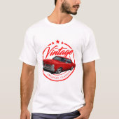 Vintages Retro-Rotes GTO T-Shirt (Vorderseite)