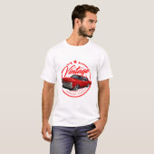 Vintages Retro-Rotes GTO T-Shirt (Vorne ganz)
