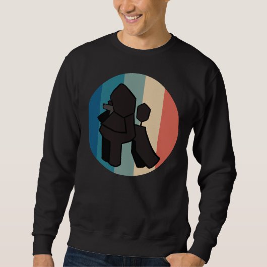 Vintages Retro-Rüde Sweatshirt (Vorderseite)