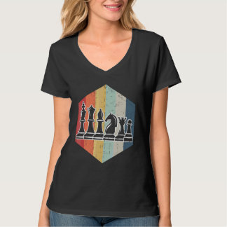 Vintages Retro-Schach für Schachspieler T-Shirt