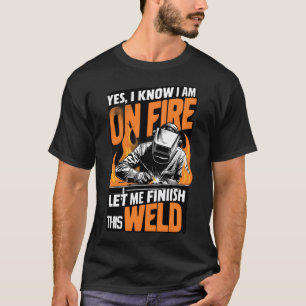 Vintages Retro-Schweißgerät Shirt-Ja, ich weiß, da T-Shirt
