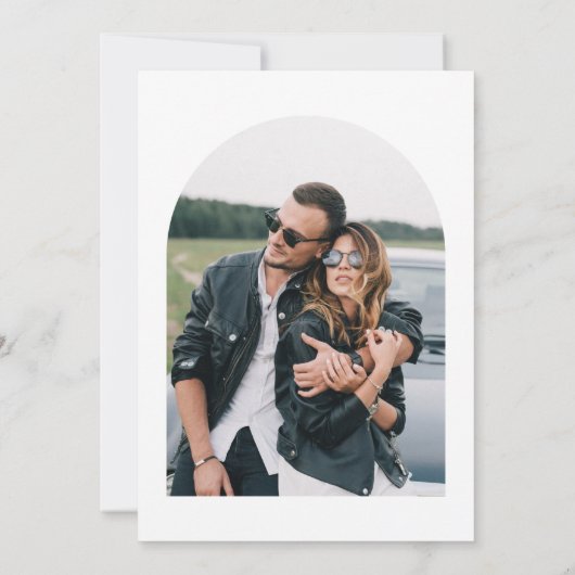 Vintages Retro-Script-Brautparty Einladung (Rückseite)