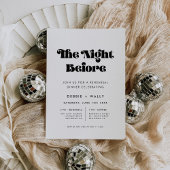 Vintages Retro Script Probe Dinner Einladung