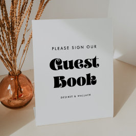 Vintages Retro-Script Unterschreiben Sie unser Gäs Sockelschild