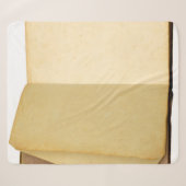 Vintages Retro Sherpadecke (Vorderseite (Horizontal))