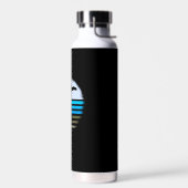 Vintages Retro-Skateboard Trinkflasche (Links)
