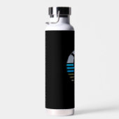 Vintages Retro-Skateboard Trinkflasche (Rechts)