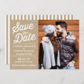 Vintages Retro-Skript | ANKÜNDIGUNG DATUM FREIHALT (Vorne/Hinten)