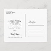 Vintages Retro-Skript Wir entwickelten Foto Postkarte (Rückseite)