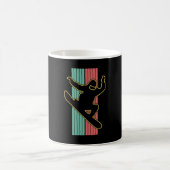 Vintages Retro-Snowboarden Kaffeetasse (Mittel)