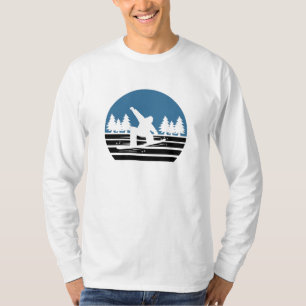 Vintages Retro-Snowboarden T-Shirt