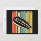 Vintages Retro-Sonnenblumensaat (Vorderseite)