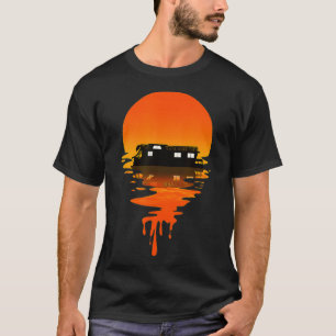 Vintages Retro Style Houseboat T-Shirt