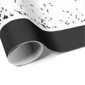 Vintages Retro-T - Shirt-Design Geschenkpapier (Rolleneckpunkt)