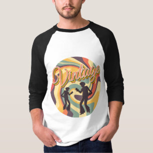 VINTAGES RETRO-TANZEN IN FARBEN TWIRL T-Shirt