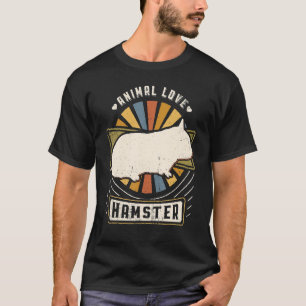 Vintages Retro-Tier des Hamsters T-Shirt
