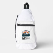 Vintages Retro-Wanderlager "White Mountain" - Camp Crossbody Bag (Vorderseite)