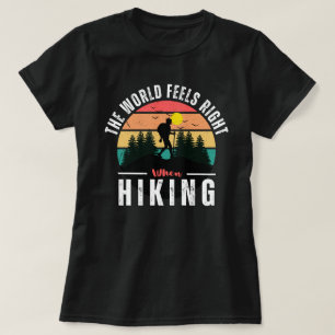 Vintages Retro Wandern Camp Abenteuer T-Shirt