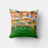 Vintages Retro-Weihnachtskinderzimmer Dekoration K Kissen (Vorderseite)