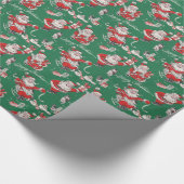 Vintages Retro Weihnachtsverpackungs-Papier Geschenkpapier (Ecke)