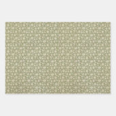 Vintages Retro-Weihnachtswackelpapier Geschenkpapier Set (Vorderseite 2)