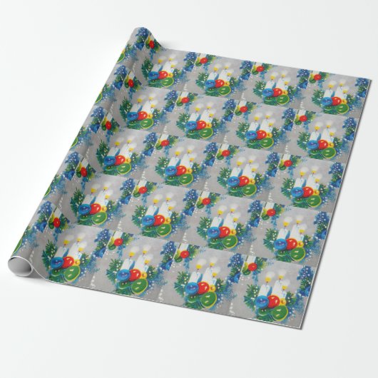 Vintages Retro-Weihnachtswrapping Paper aus den 50 Geschenkpapier (Ungerollt)