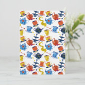 Vintages Retro Winter Whimsical Tee Party Ankündigung (Stehend Vorderseite)