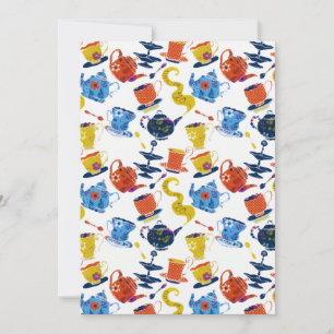 Vintages Retro Winter Whimsical Tee Party Ankündigung