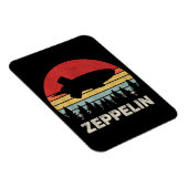 Vintages Retro Zeppelin Shirt Dirigiable Luftschif Magnet (Rechte Seite)